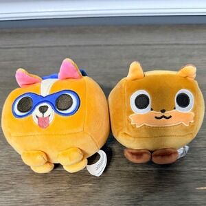 Pet Simulator Super Corgi and Cat Roblox PhatMojo Plush Set